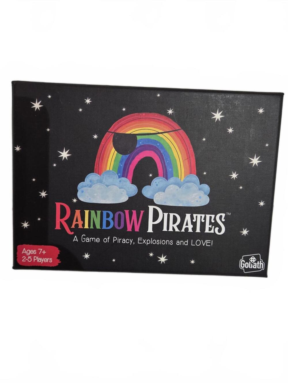 Rainbow Pirates Card Game / 7+ / 2-5 players / A Game of Piracy, Explosions Love